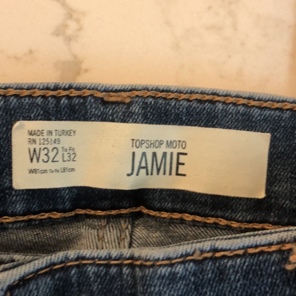 TOPSHOP MOTO JAMIE JEANS - Picture 2 of 4